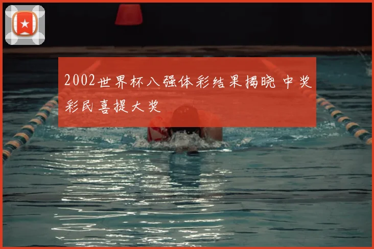 2002世界杯八强体彩结果揭晓 中奖彩民喜提大奖