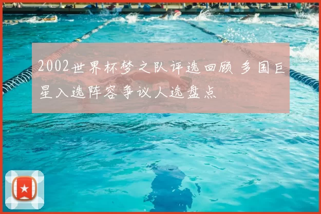 2002世界杯梦之队评选回顾 多国巨星入选阵容争议人选盘点